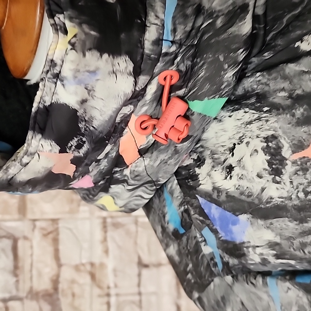 Hunter Colorful Patterned Puffer Jacket - image 3